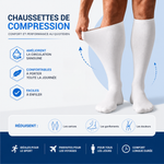 Chaussettes de Compression Legovia® – Pour les Journées Debout Non-Stop